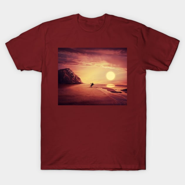 Wild Sunset T-Shirt by psychoshadow